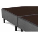 Ver imagem 4 de Cama Box Base King Universal Suede Gray (193x203x20) - Costa Rica