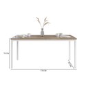 Ver imagem 3 de Mesa Retangular 170cm para Sala de Jantar Tampo BP Adriana