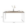 Mesa Retangular 170cm para Sala de Jantar Tampo BP Adriana - 3