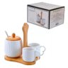 Jg Xícaras Café com Açucareiro e Suporte Oasis Hauskraft - 2
