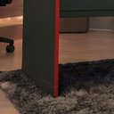 Ver imagem 7 de Mesa Gamer Escrivaninha para Computador Pc 136 cm Home Office Estudo Setup Gamer - Preto e Vermelho