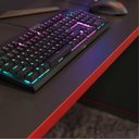 Ver imagem 6 de Mesa Gamer Escrivaninha para Computador Pc 136 cm Home Office Estudo Setup Gamer - Preto e Vermelho