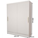 Ver imagem 4 de Guarda-roupa Infantil Swift Slim 2 Portas 2 Gavetas Branco - Panorama Móveis