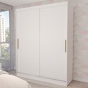 Ver imagem 3 de Guarda-roupa Infantil Swift Slim 2 Portas 2 Gavetas Branco - Panorama Móveis