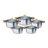 Jogo 5 Panelas Caçarolas Eclipse Ingá Alumínios C/ tampa de Vidro INGÁ ALUMINIOS - 2