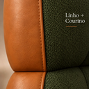 Ver imagem 2 de Conjunto Cama Japonesa Casal Cabeceira Alta Estofada Curva Boucle Courino Premiun Luxo Desing Unico