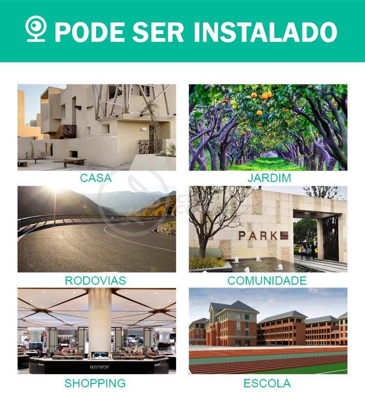 Câmera Ip Rotativa Speed Dome 355º Prova Dágua Wifi Hd 1080p - 9