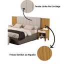 Ver imagem 4 de Cabeceira Box Elena Ajustável Casal/quen Estofado com Mesa de Cabeceira