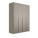 Ver imagem 1 de Guarda Roupa Casal 190cm com 4 Portas de Abrir 100% Mdf Cor:grigio