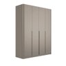 Guarda Roupa Casal 190cm com 4 Portas de Abrir 100% Mdf Cor:grigio - 1