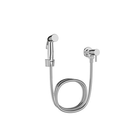 Kit Ducha Higiênica Bidê Íntima Cromada 1/4 Volta C/registro sem Derivação Linha Abs Premium Pmx