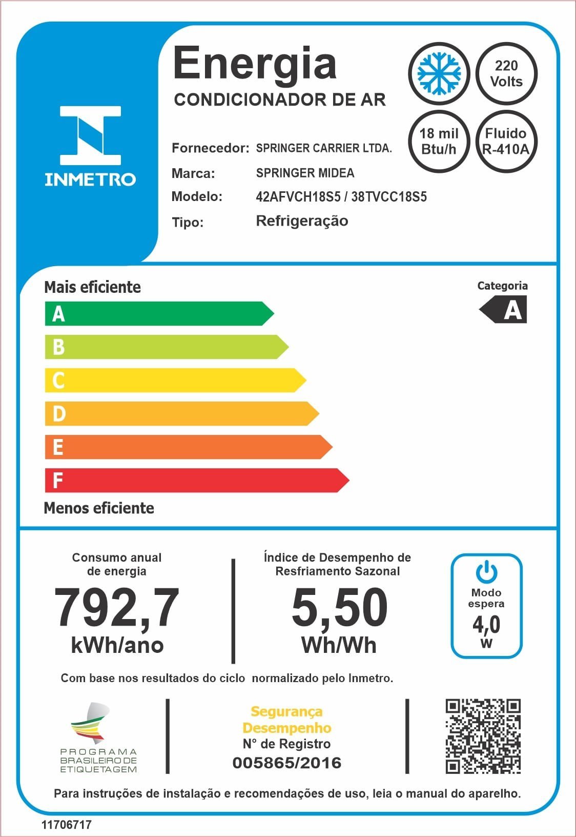 Ar-Condicionado Split HW Springer Midea 18.000 BTUs Quente/Frio 220V -  Leveros