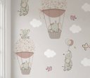 Ver imagem 5 de Papel de parede elefantinho balão rosa menina para quarto de bebê M² PP105
