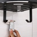 Ver mais imagens de Suporte de Canto Banheiro 2 Prateleiras Box Organizador Shampoo Condicionador Sabonete Decoraçao Mul