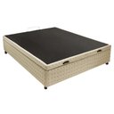 Ver imagem 1 de Base Box Baú Casal Horse Uno Boucle Bege 138x188