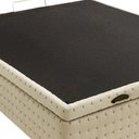 Ver imagem 3 de Base Box Baú Casal Horse Uno Boucle Bege 138x188