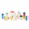 Cidadela - Brinquedo Educativo de Madeira, Blocos de Montar 32 Pç, Mini Cidade, Construindo Cidades - 8
