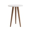 Ver imagem 6 de Dormitório Infantil Theo 3 Portas, Cômoda 6 Gavetas, Berço, Mesa de Canto Branco Fosco com Pés Amade