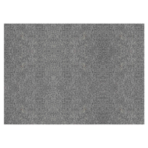 Tapete Retangular Suíça Linha Jacquard Cinza 71% Algodão 29% Poliéster Base Antiderrapante Elegância