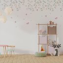 Ver imagem 1 de Papel de Parede Jardim Encantado Cerejeiras Borboletas 300 X 160