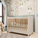 Ver imagem 3 de Berço Peroba Ben Americano 3 em 1 Off White Amêndoa Infantil