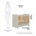 Ver imagem 2 de Berço Peroba Ben Americano 3 em 1 Off White Amêndoa Infantil