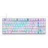 Teclado Gamer Mecanico Ck82 Motospeed Branco Switch Azul Rgb - 2