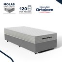 Ver imagem 3 de Cama Box com Colchão de Molas Ensacadas Ortobom One Face Plenno Superpocket Solteiro 88cm