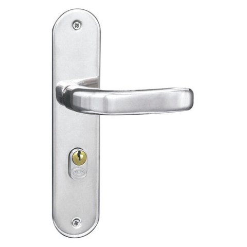 Fechadura Externa Espelho Aço 40mm MGM Stilo