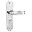 Ver imagem 1 de Fechadura Externa Espelho Aço 40mm MGM Stilo