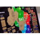 Ver imagem 3 de Mapa Do Brasil de Raspar | Unlocked | Com moldura | 88x66 CM