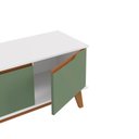 Ver imagem 4 de Rack Kappesberg 3 Portas Branco/verde 136cm