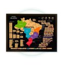 Ver imagem 3 de Mapa Do Brasil de Raspar | Unlocked | Sem moldura | 60x42 cm