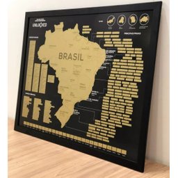 Mapa Do Brasil de Raspar | Unlocked | Sem moldura | 60x42 cm - 6