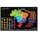 Ver imagem 3 de Mapa Do Brasil de Raspar | Unlocked | Com moldura | 100x66 cm