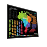 Mapa Do Brasil de Raspar | Unlocked | Com moldura | 100x66 cm - 2