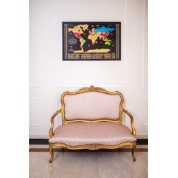 Mapa Mundi de Raspar | Unlocked | Com moldura | 100x66 CM - 7