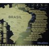 Mapa do Brasil de Raspar | Unlocked | Sem moldura | 94x60 CM - 2