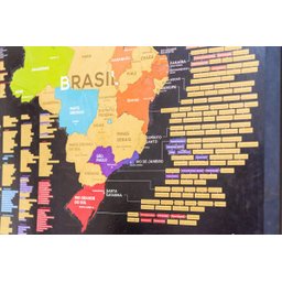 Mapa do Brasil de Raspar | Unlocked | Sem moldura | 94x60 CM - 4