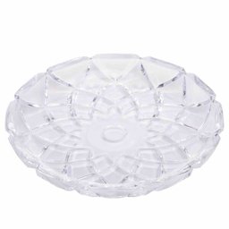 Prato de Cristal Deli Diamond 18,5 x 2,5cm - 1