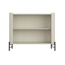 Ver imagem 4 de Balcão Buffet 98,5cm P/ Sala Porta Brise 100% Mdf Pés Metal