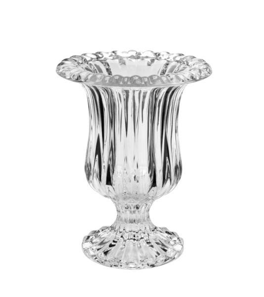 Vaso de vidro com pé / base Renaissance 14,5x11,5cm
