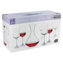 Ver imagem 4 de Jogo Decanter e Taças 1,5L / 350ml Cristal Transparente Bohemia - 7 pçs - Sandra