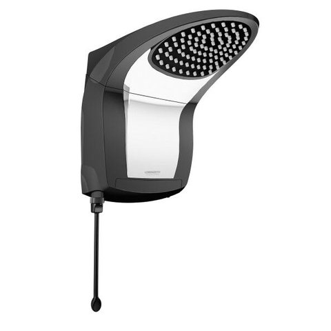 Ducha Acqua Jet Ultra Preto e Cromado 6800w 220v - Lorenzetti