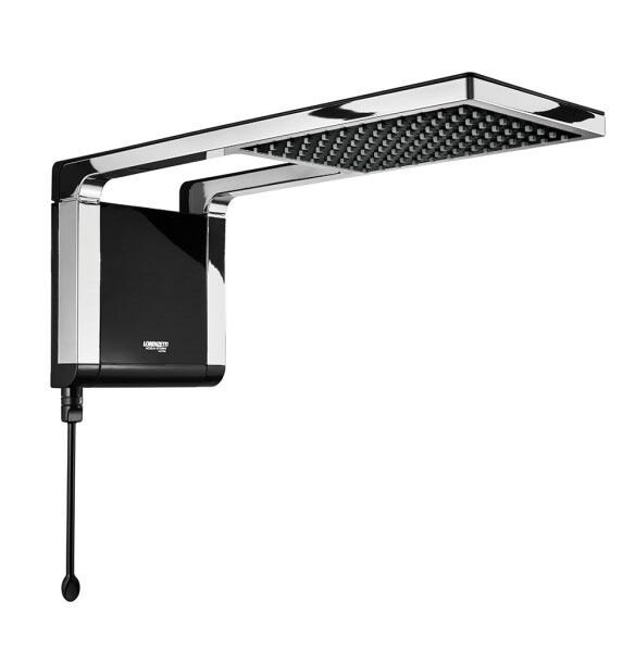 Chuveiro Acqua Storm Preto Cromado 6800w 220v Lorenzetti - 1