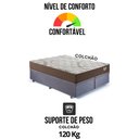 Ver imagem 7 de Base Box Baú Bipartido Casal 138x188 Suede  com Colchão Relax Adorabile Molas Ensacadas