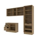 Ver imagem 3 de Lavanderia Modulada Kappesberg Celeste 4 Peças Nogueira 272cm