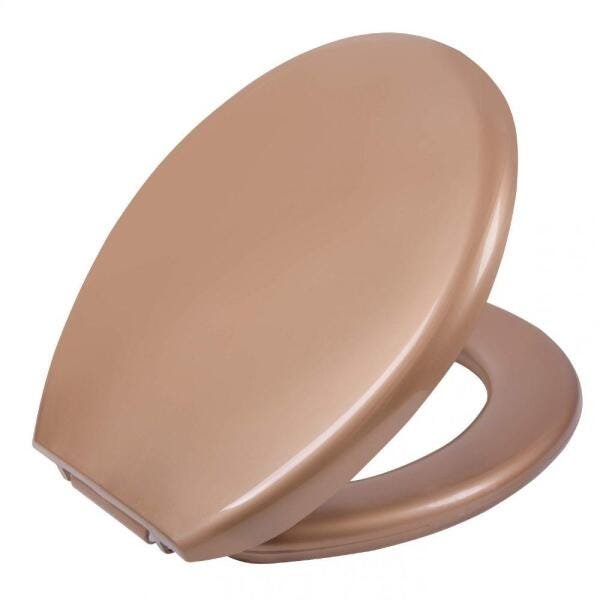 Assento Sanitário Almofadado Bronze BRO - 1