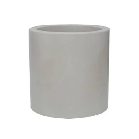 Vaso Cilindro 50 X 50 Cm Branco Vasart