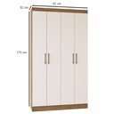 Ver imagem 3 de Armário Multiuso 4 Portas Dueto 5000 Móveis Doripel